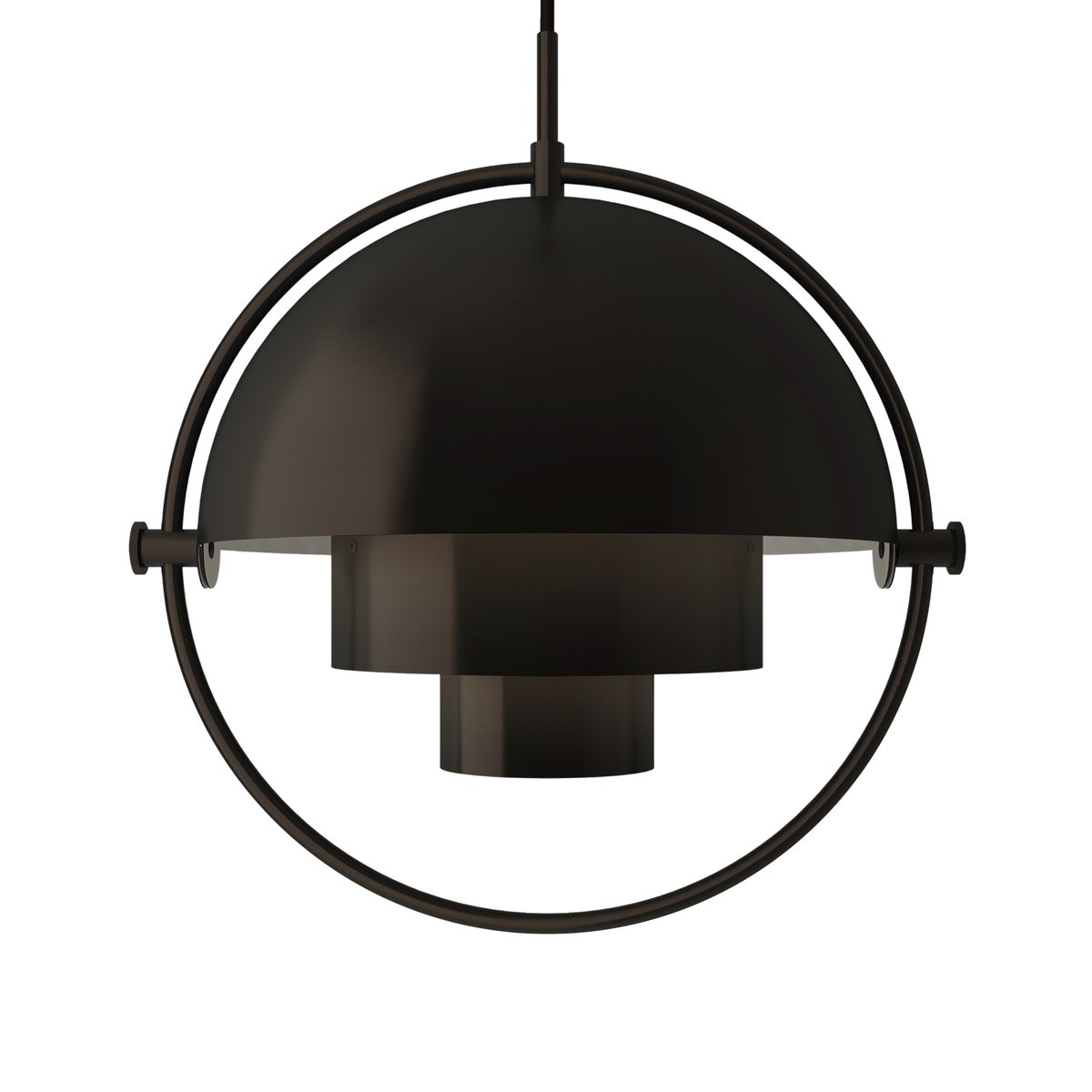 Bilde av GUBI Multi-Lite taklampe small Antik messing
