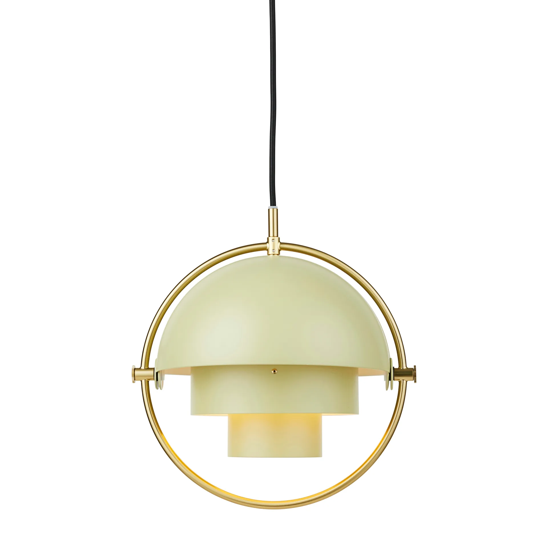 Multi-Lite taklampe small, Brass-desert sage GUBI