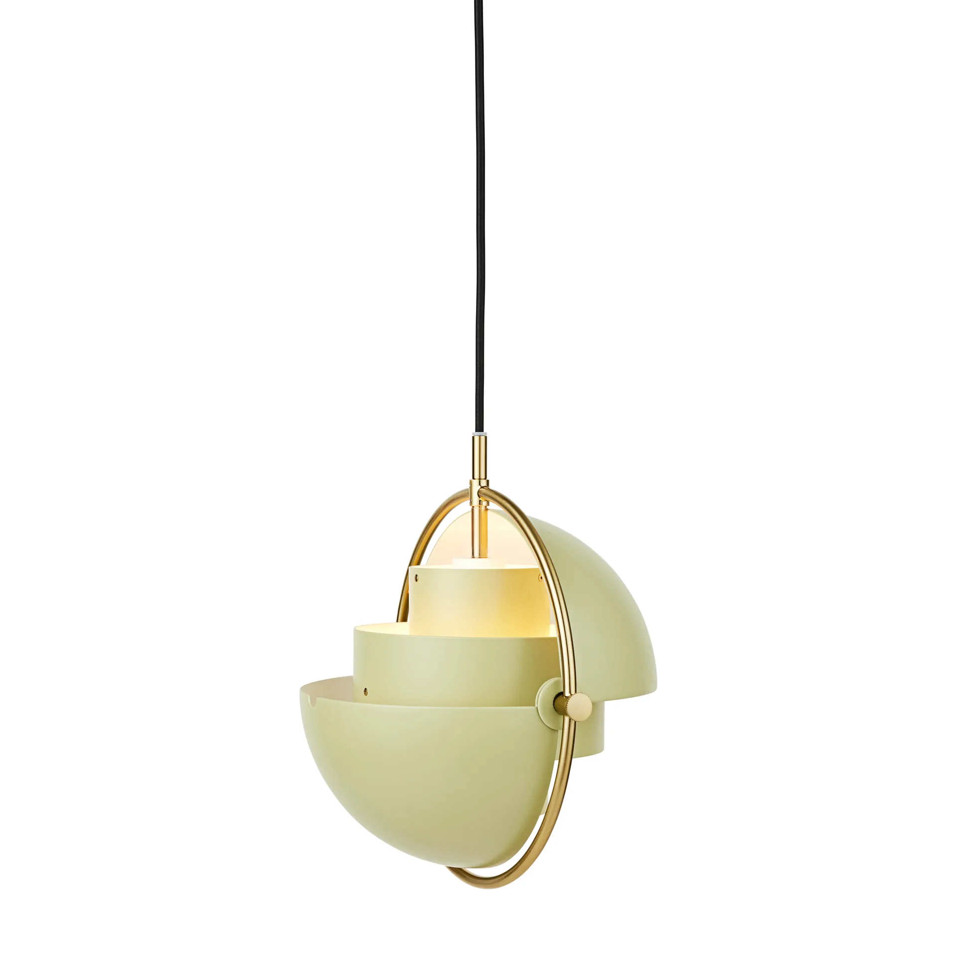 Multi-Lite taklampe small, Brass-desert sage GUBI