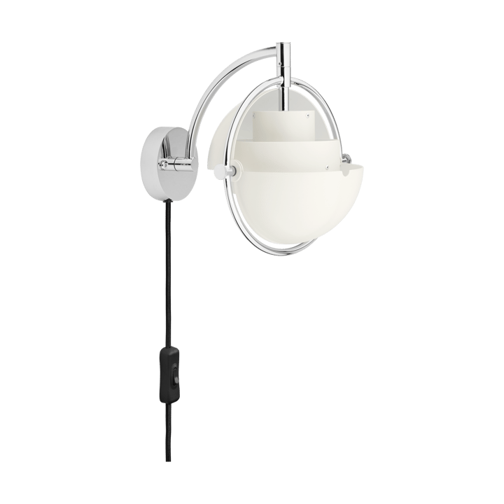 Multi-Lite vegglampe, Hvit-krom GUBI