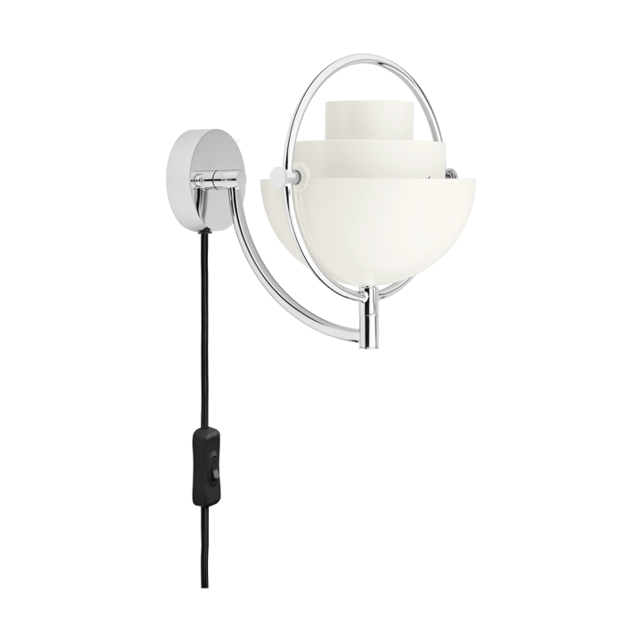 Multi-Lite vegglampe, Hvit-krom GUBI