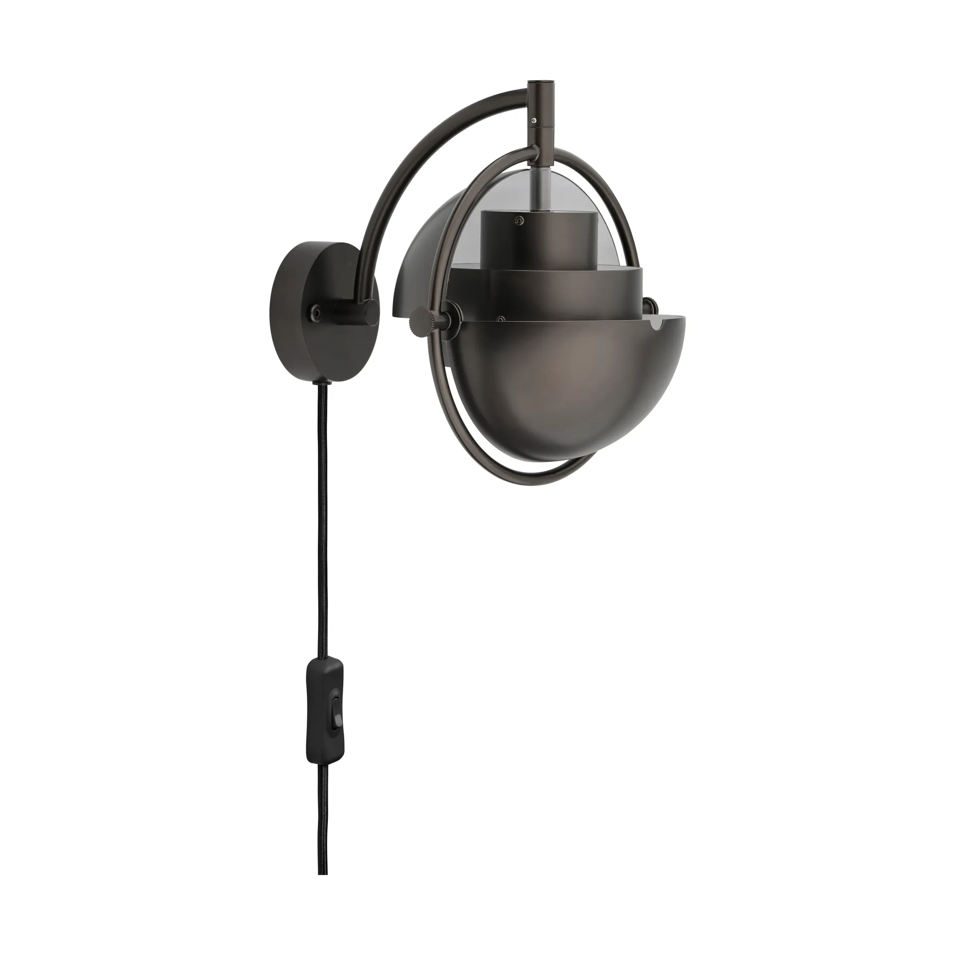 Multi-Lite vegglampe, Svart GUBI