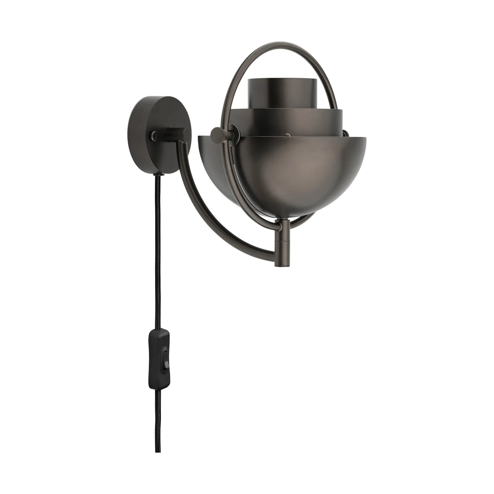 Multi-Lite vegglampe, Svart GUBI