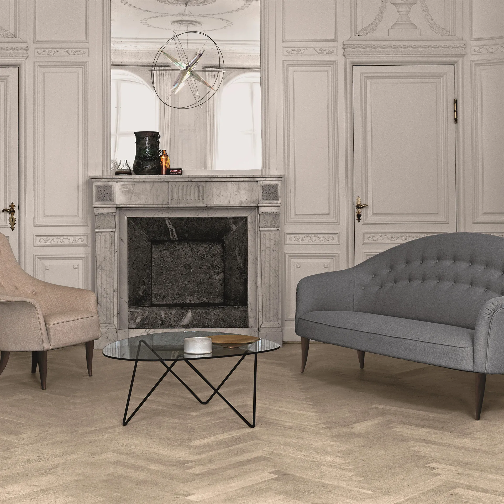 Pedrera salongbord, Svart GUBI