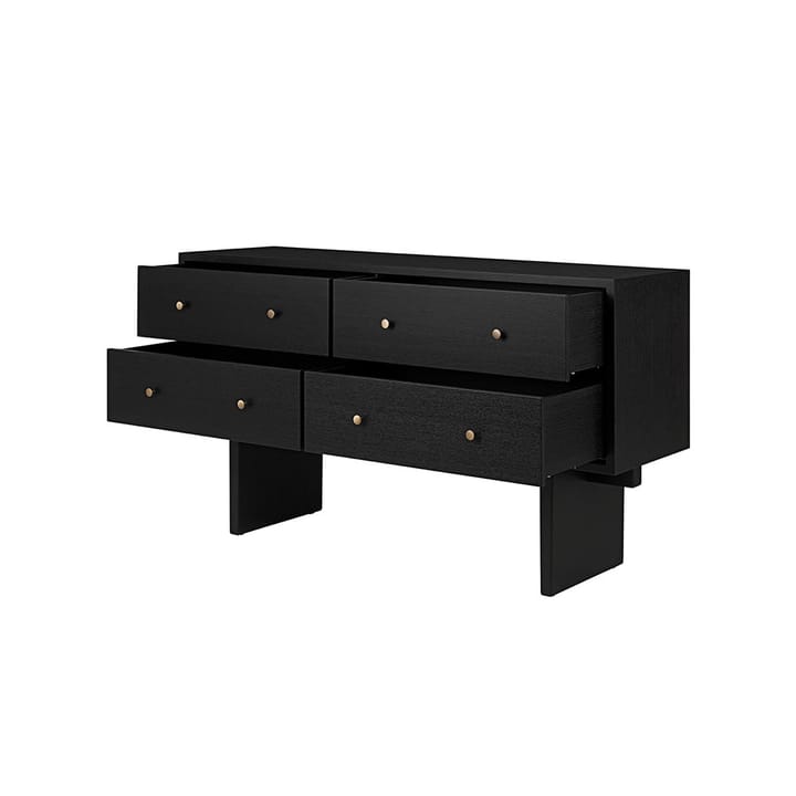 Private Sideboard - sort, sortbeiset eik - GUBI