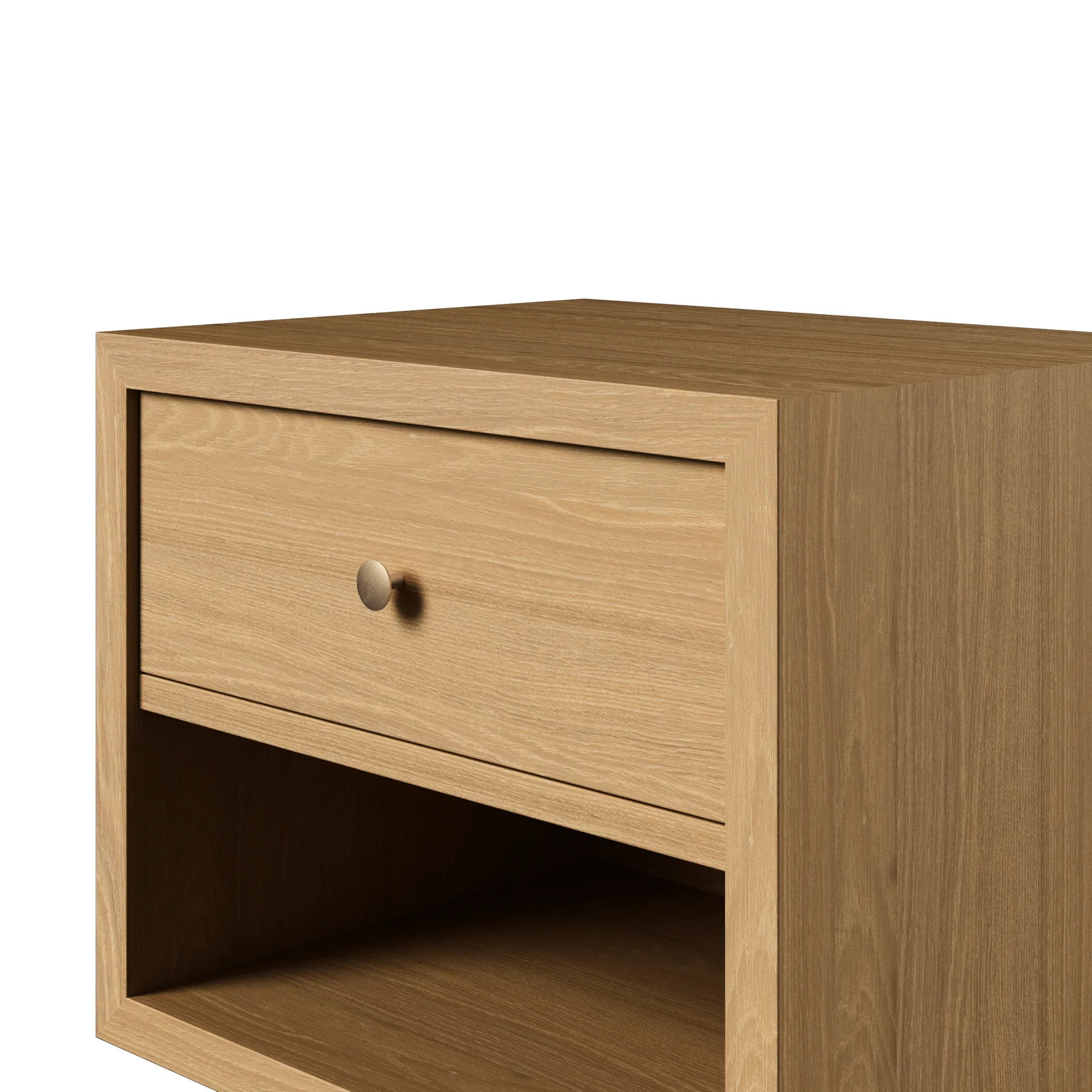 Private sidebord 40x50 cm, Lysbeiset eik GUBI