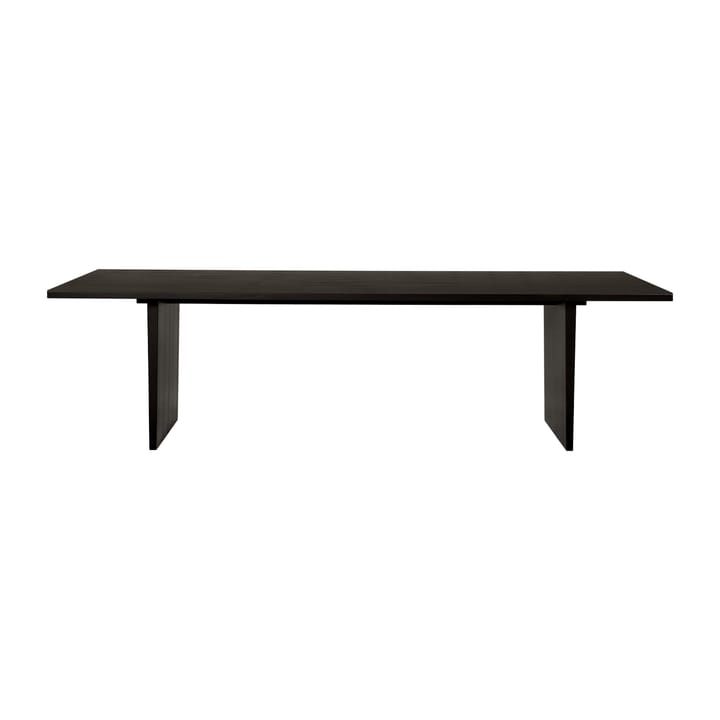 Private spisebord 100 x 260 cm - Brun og svartbeiset eik - GUBI