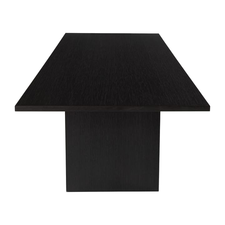 Private spisebord 100 x 320 cm - Brun og svartbeiset eik - GUBI