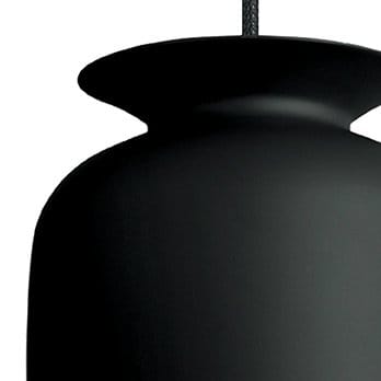 Ronde taklampe liten, charcoal black (svart) GUBI