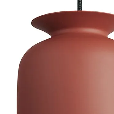 Ronde taklampe liten, rusty red (rød) GUBI