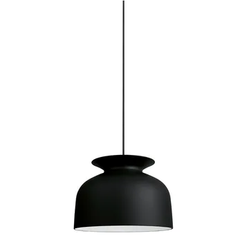 Ronde taklampe stor - charcoal black (svart) - GUBI