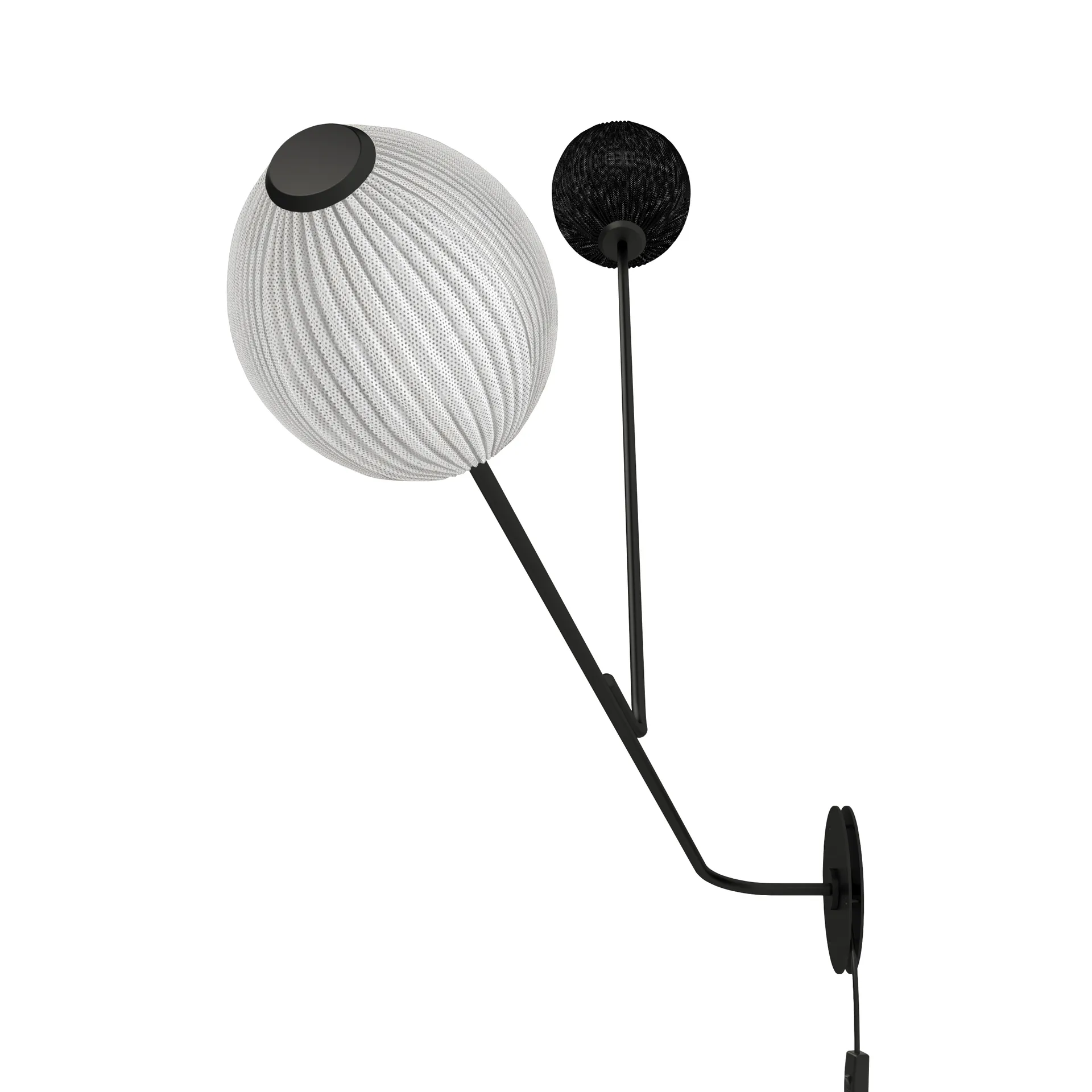 Satellite vegglampe, Black-white GUBI