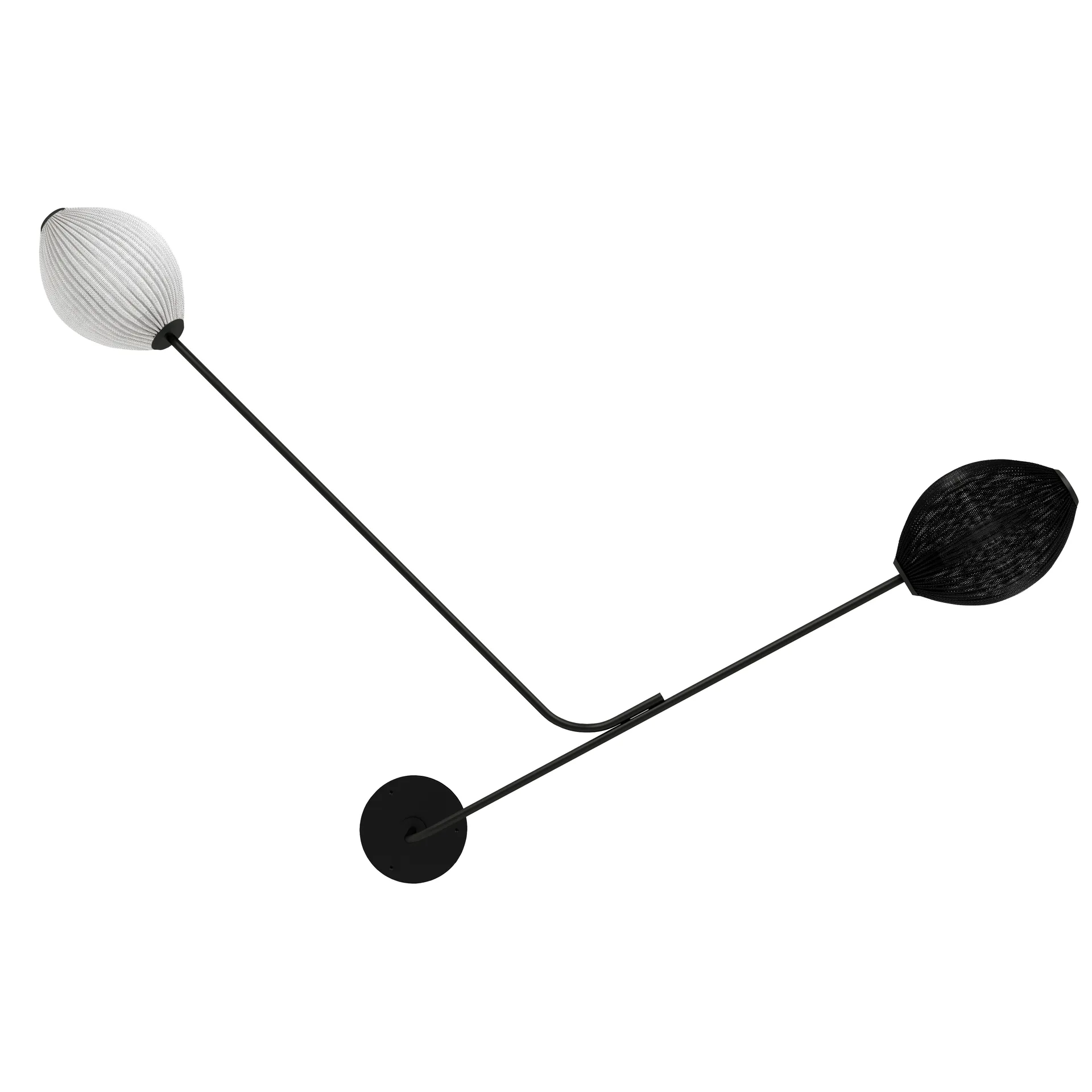 Satellite vegglampe, Black-white GUBI