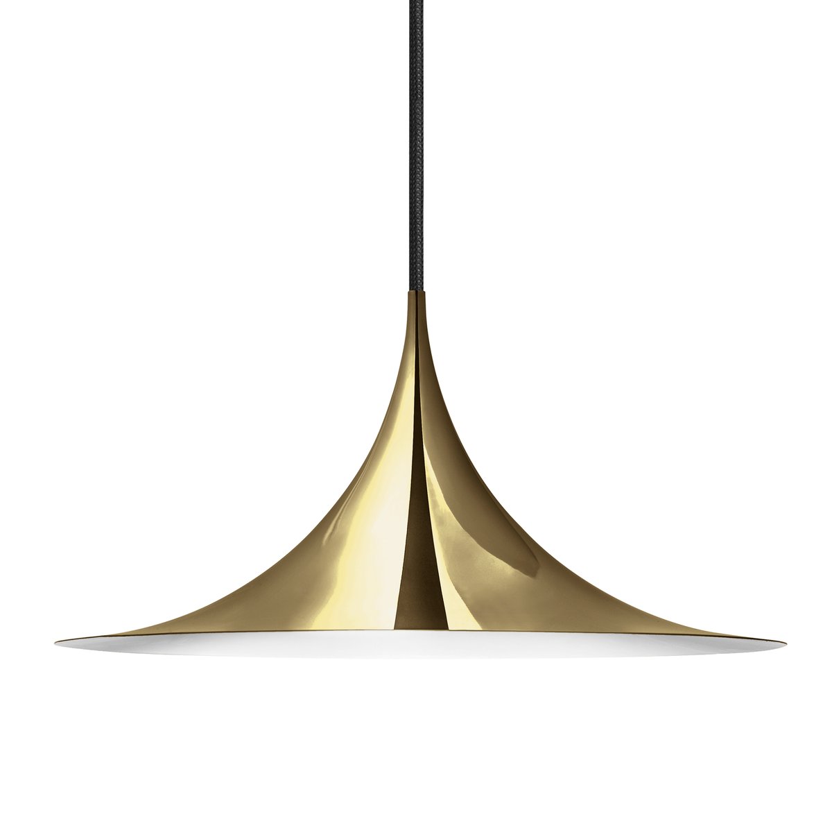 Bilde av GUBI Semi lampe Ø 47 cm Polished brass