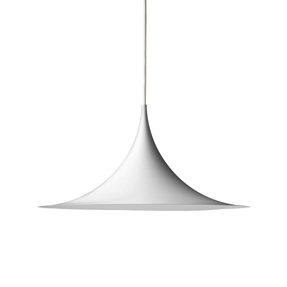 Bilde av Gubi Semi lampe Ø 47 cm White semi matt