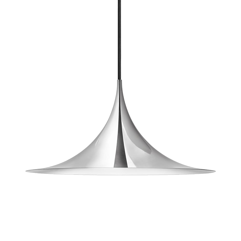 Bilde av Gubi Semi lampe Ø 60 cm Chrome