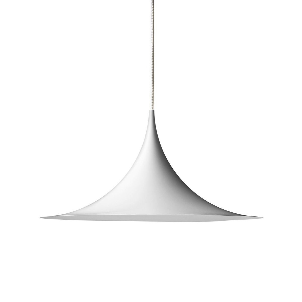 Bilde av GUBI Semi lampe Ø 60 cm White semi matt