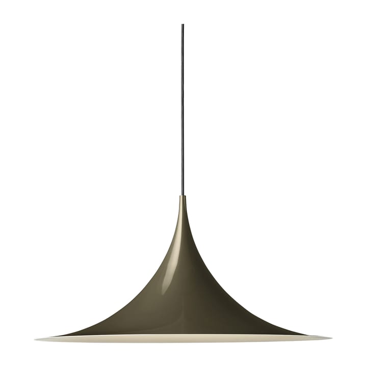 Semi taklampe blank Ø 60 cm - Dark cocoa - Gubi