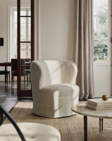 Stay Slipcover lenestol - Linen 0023, liten - GUBI
