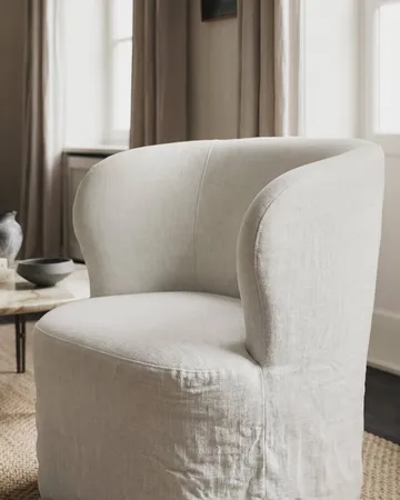 Stay Slipcover lenestol - Linen 0024, large - GUBI