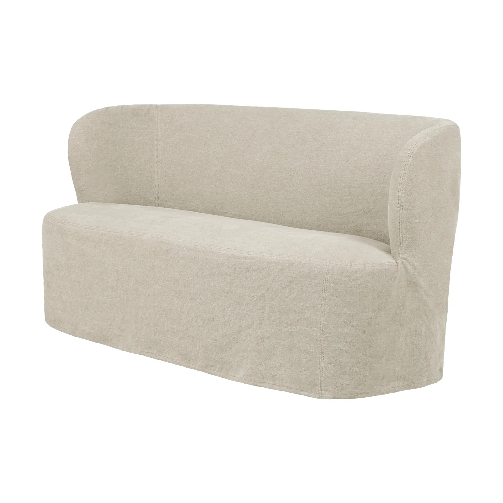 Stay Slipcover sofa, Linen 0023, 150x70 cm, 2-seter GUBI