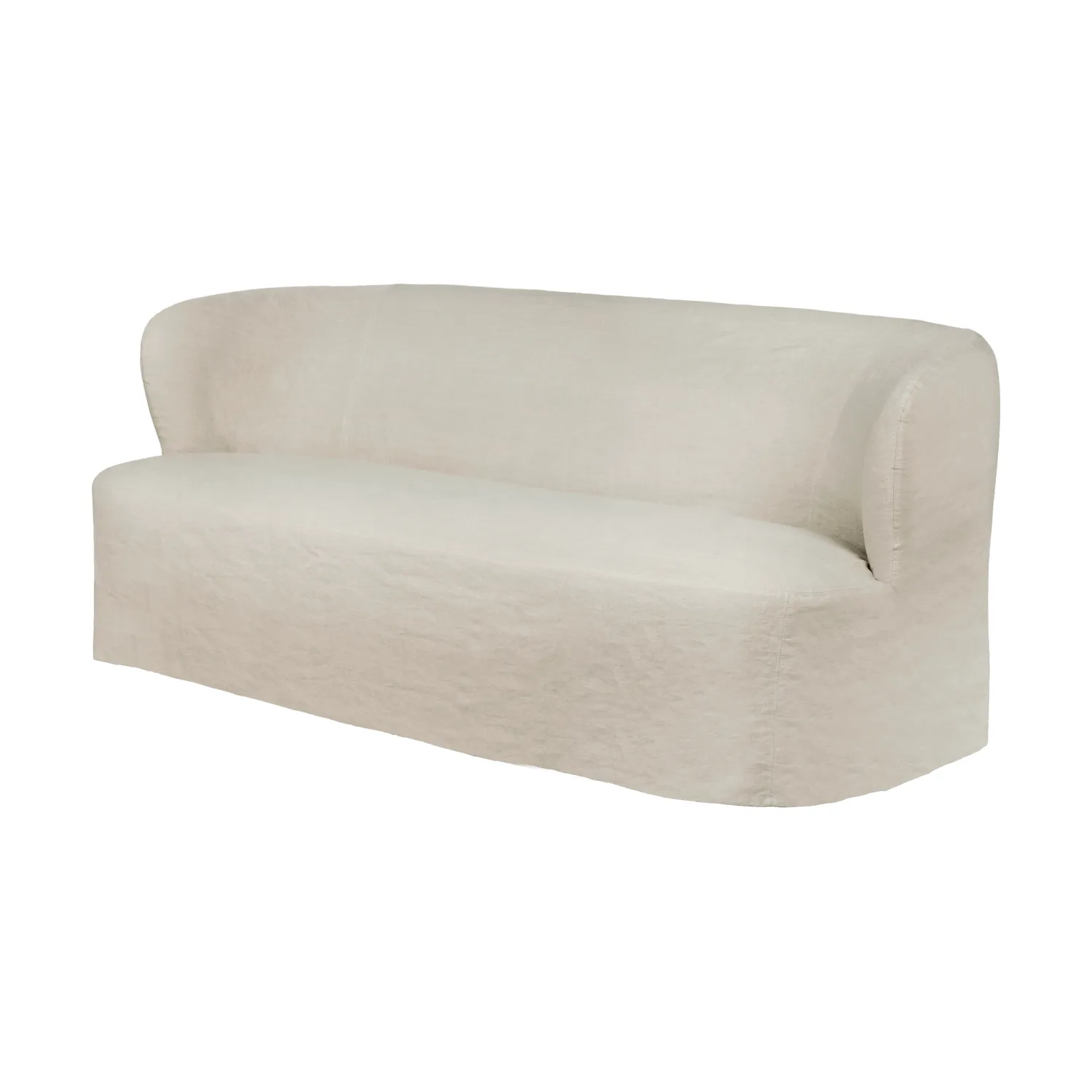 Stay Slipcover sofa, Linen 0023, 190x95 cm, 2,5-seter GUBI
