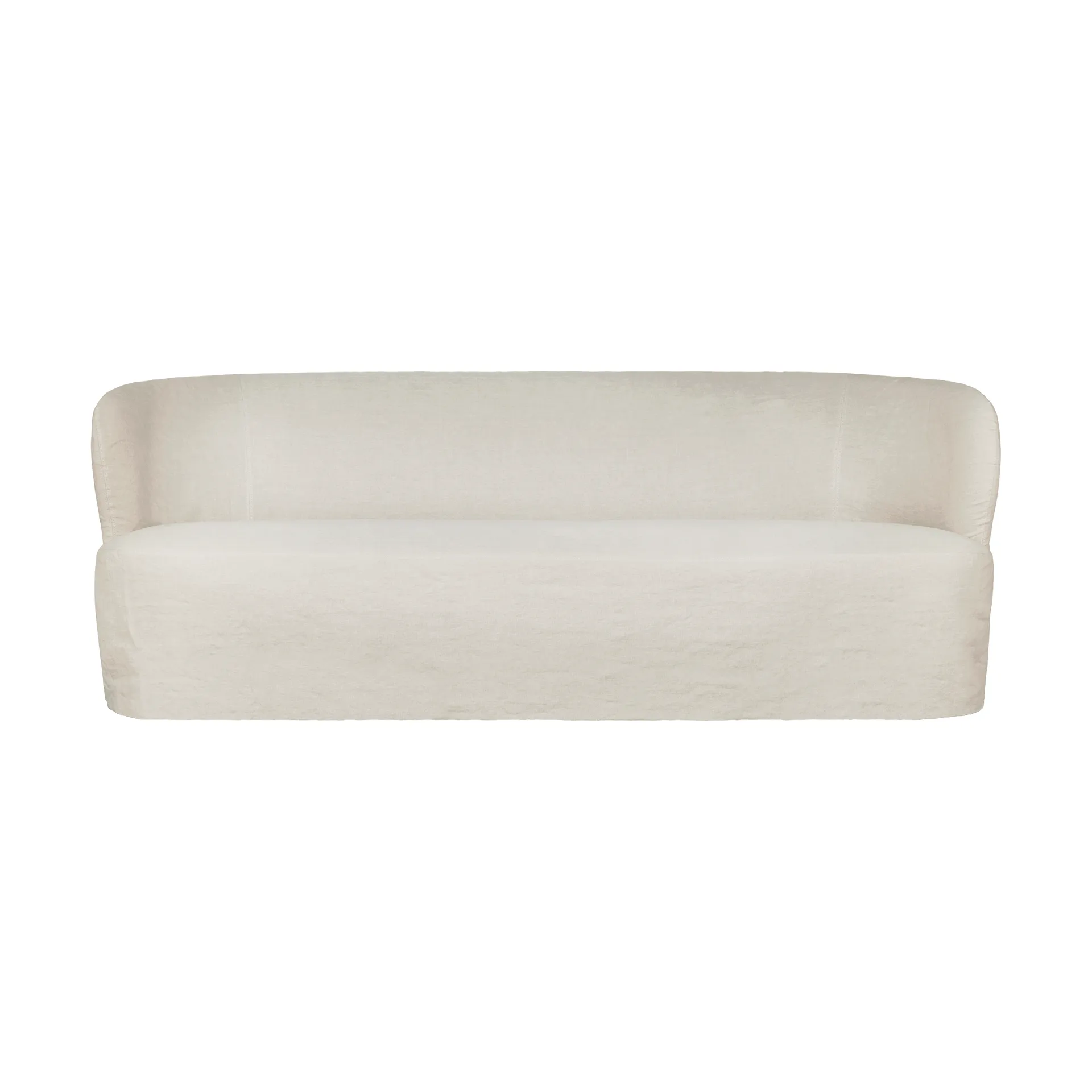 Stay Slipcover sofa, Linen 0023, 220x95 cm, 3-seter GUBI