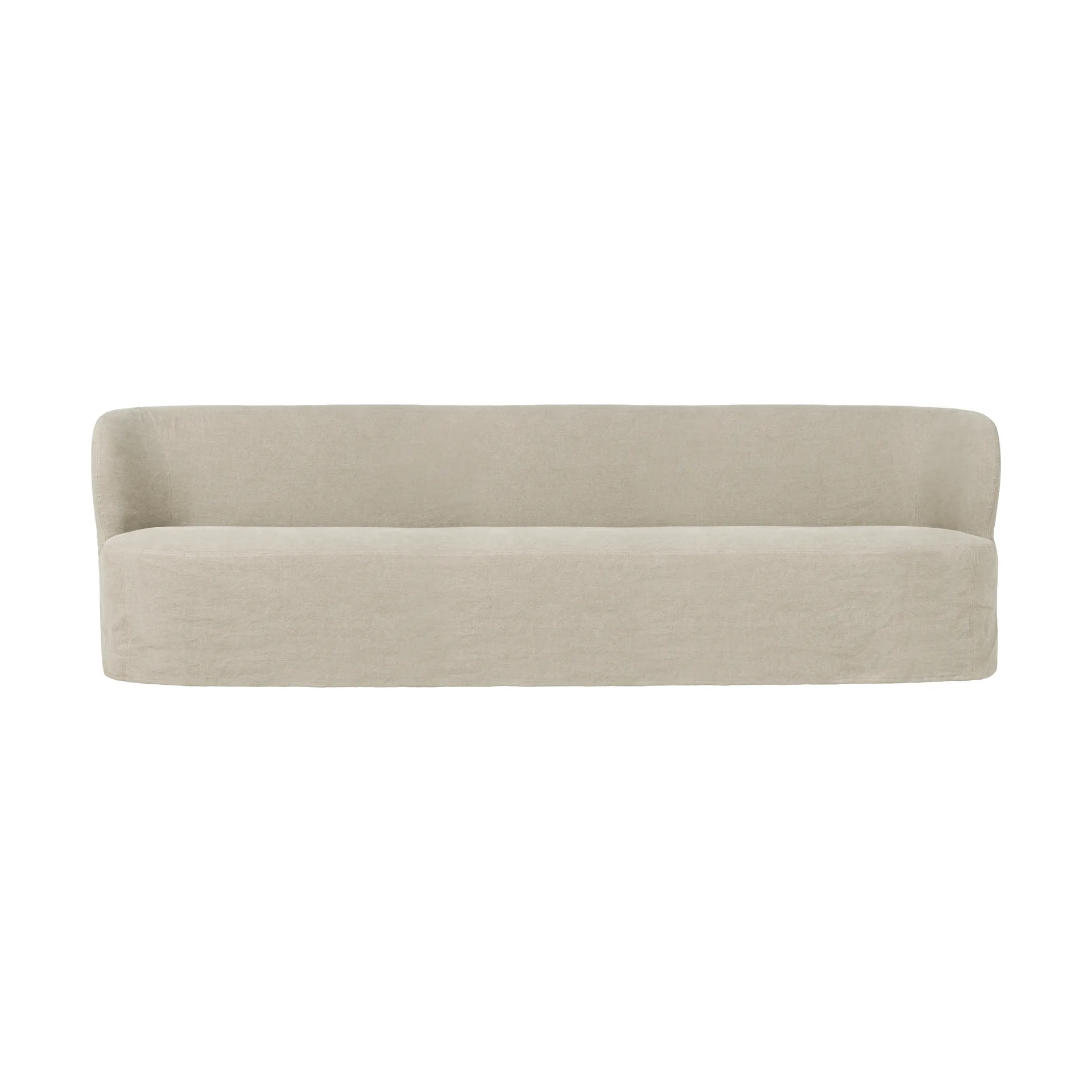 Stay Slipcover sofa, Linen 0023, 260x70 cm, 4-seter GUBI