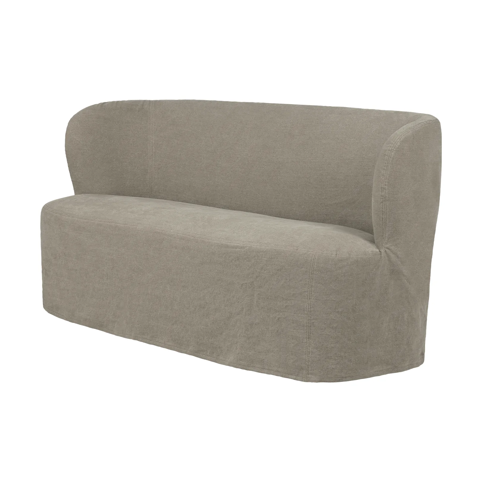 Stay Slipcover sofa, Linen 0024, 150x70 cm, 2-seter GUBI