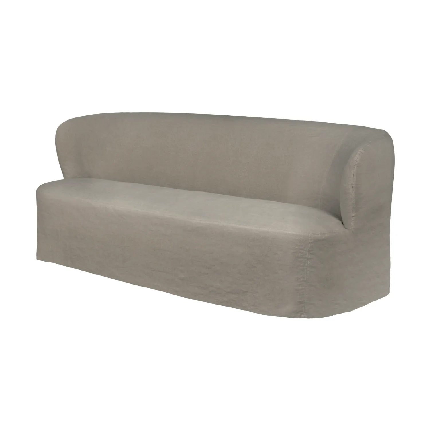 Stay Slipcover sofa, Linen 0024, 190x95 cm, 2,5-seter GUBI
