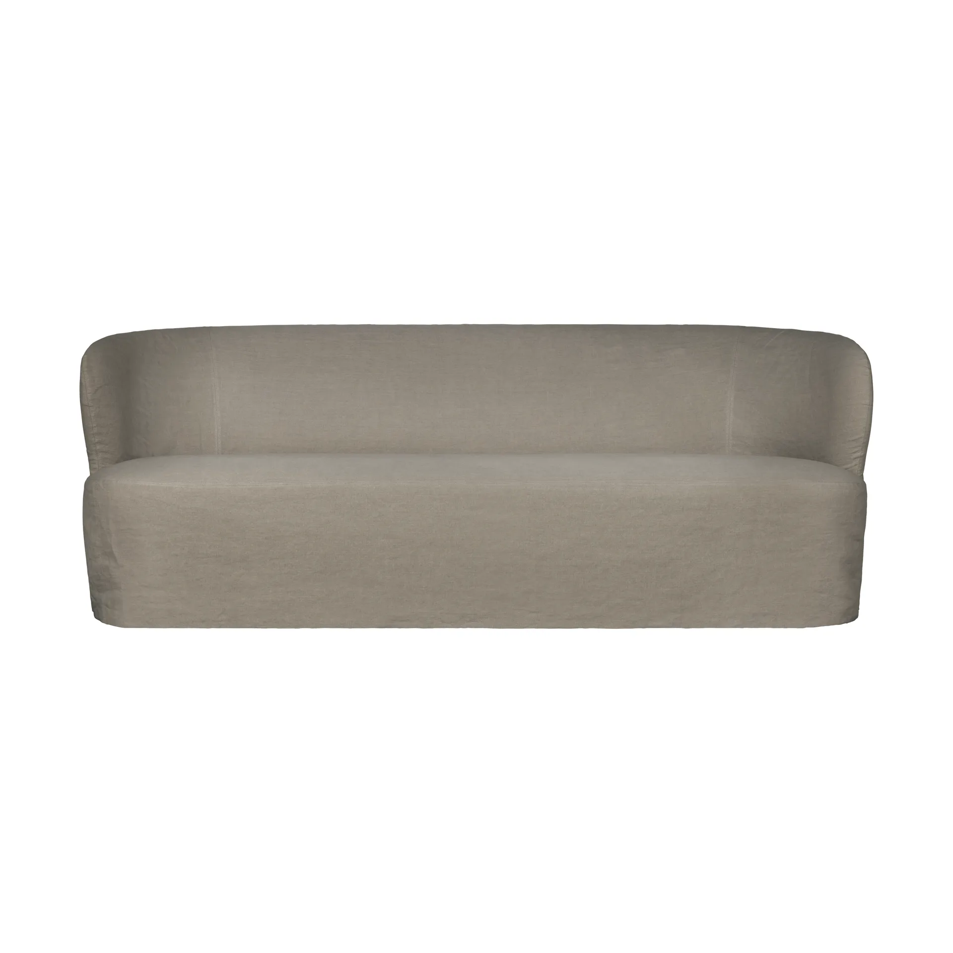 Stay Slipcover sofa, Linen 0024, 220x95 cm, 3-seter GUBI