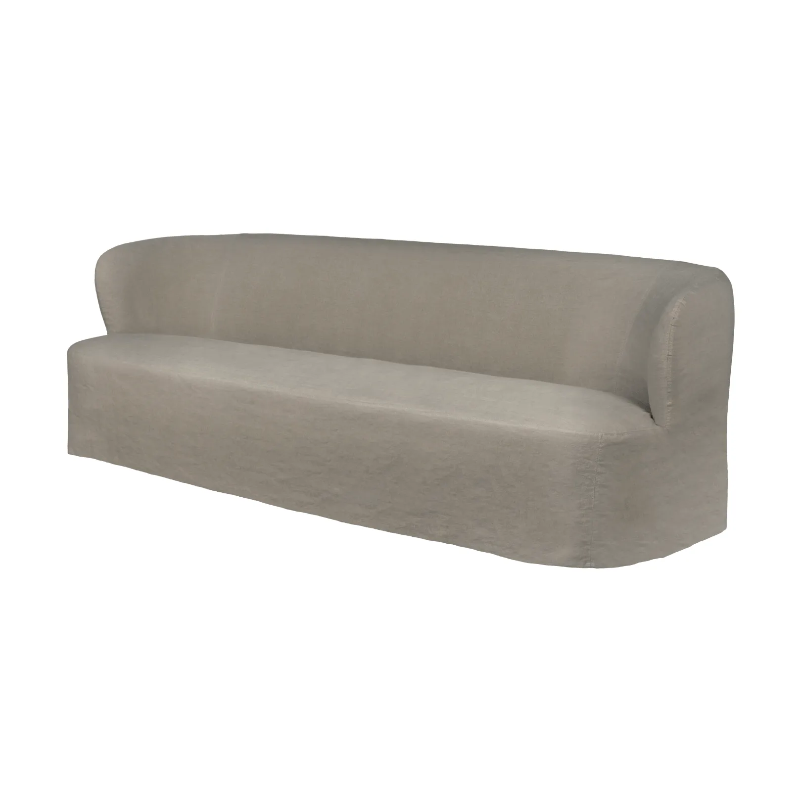Stay Slipcover sofa, Linen 0024, 260x95 cm, 4-seter GUBI