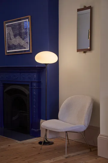 Stemlite gulvlampe - Black chrome-opalglass, 110 cm - GUBI