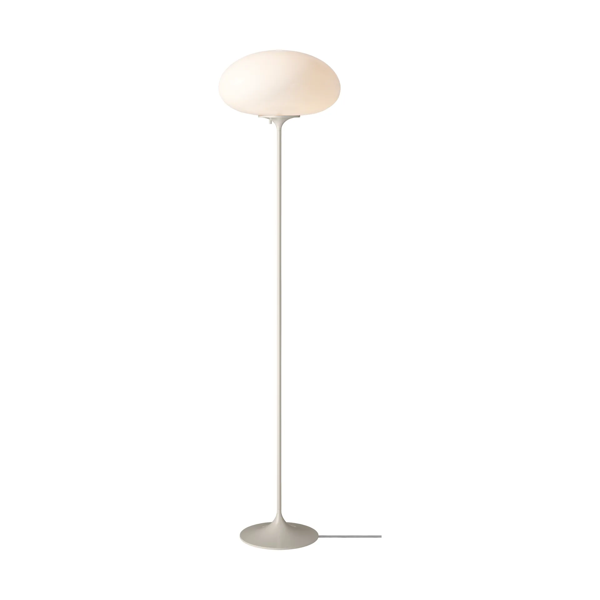 Stemlite gulvlampe, Pebble grey-opalglass, 150 cm GUBI