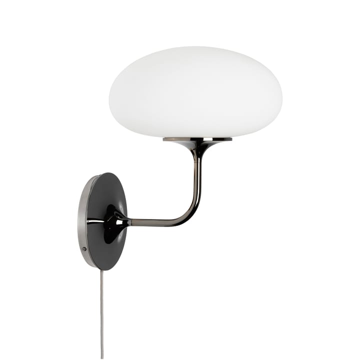 Stemlite vegglampe, Sort krom-frostat glass GUBI
