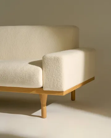 SW50 sofa - Harp 24 Ivory-oljet eik, 4-seter - GUBI
