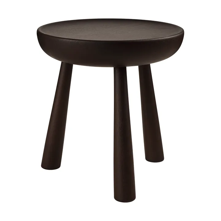 Totto pall - Dark stained lacquered sapelli, Ø31x32,6 cm - GUBI