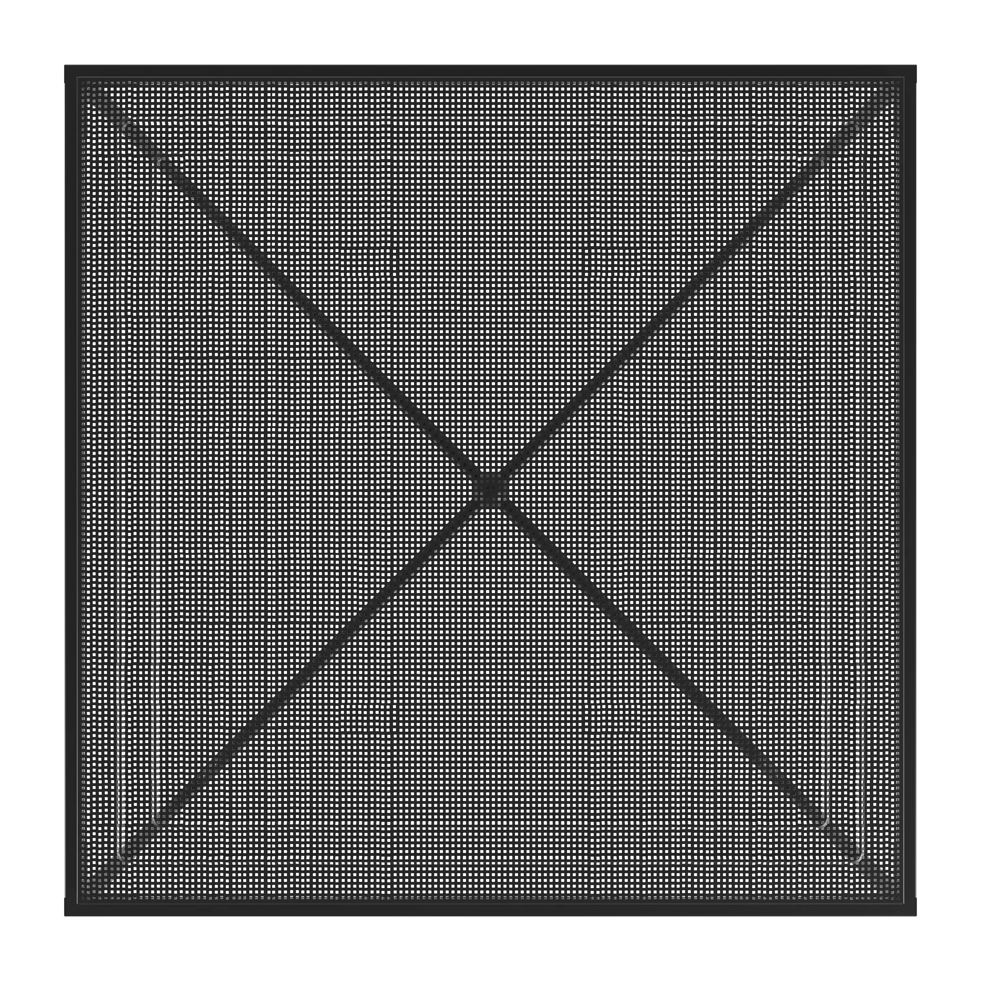 Tropique bord 90 x 90 x 75 cm, Classic black GUBI
