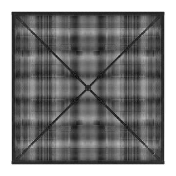 Tropique bord 90 x 90 x 75 cm - Classic black - GUBI
