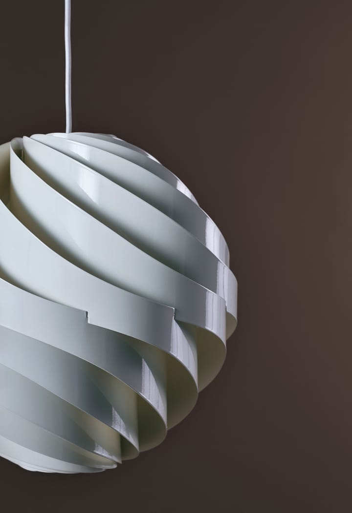 Turbo taklampe blank Ø 36 cm, Alabaster white GUBI