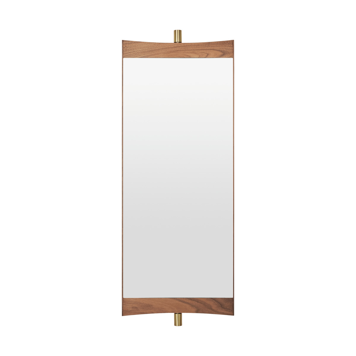 Bilde av Gubi Vanity speil 1 Valnøtt-messing