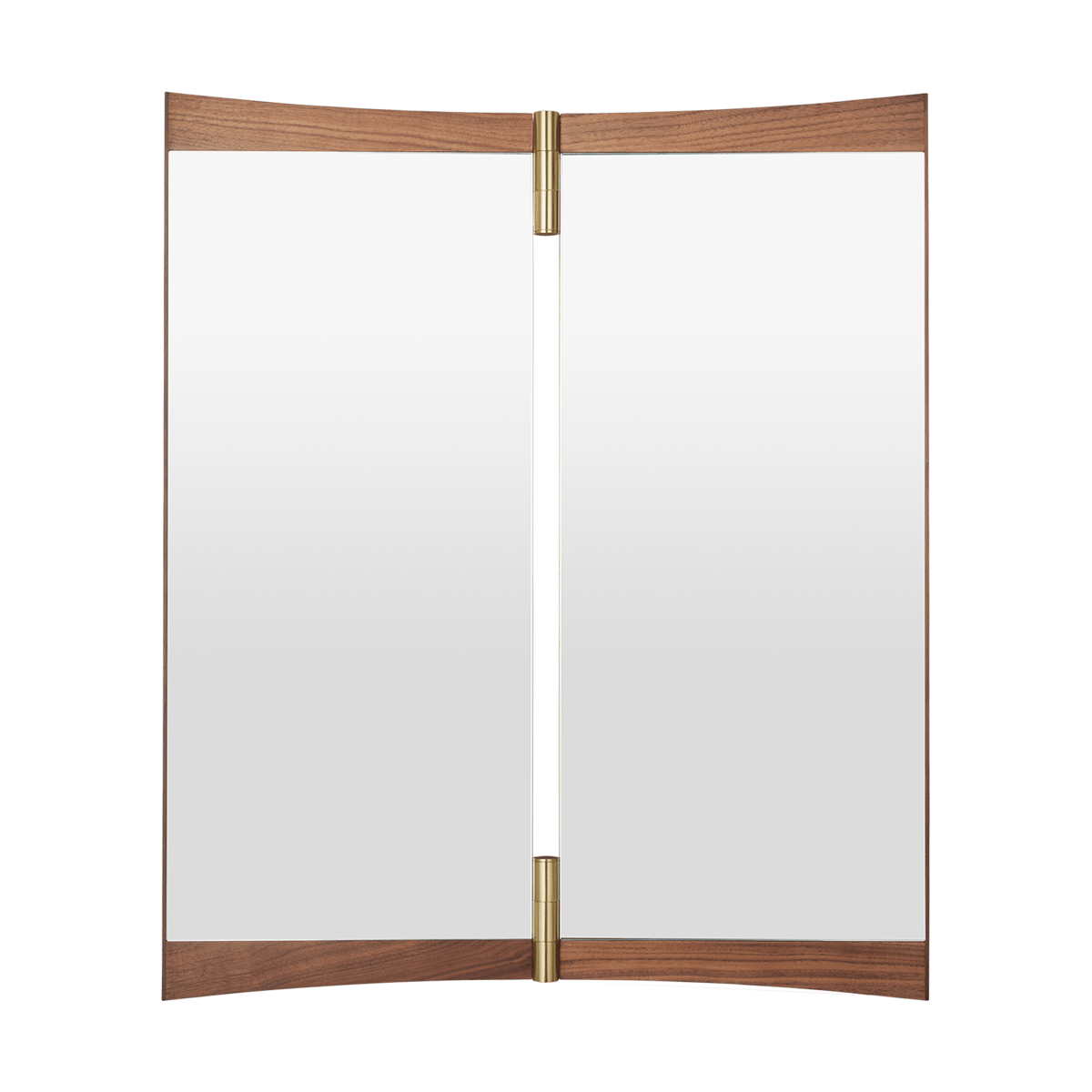 Bilde av Gubi Vanity speil 2 Valnøtt-messing