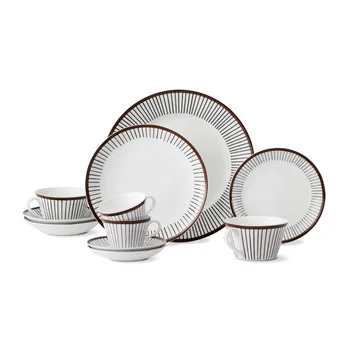 Ribb tallerken - Ø 28 cm - Gustafsbergs Porslinsfabrik