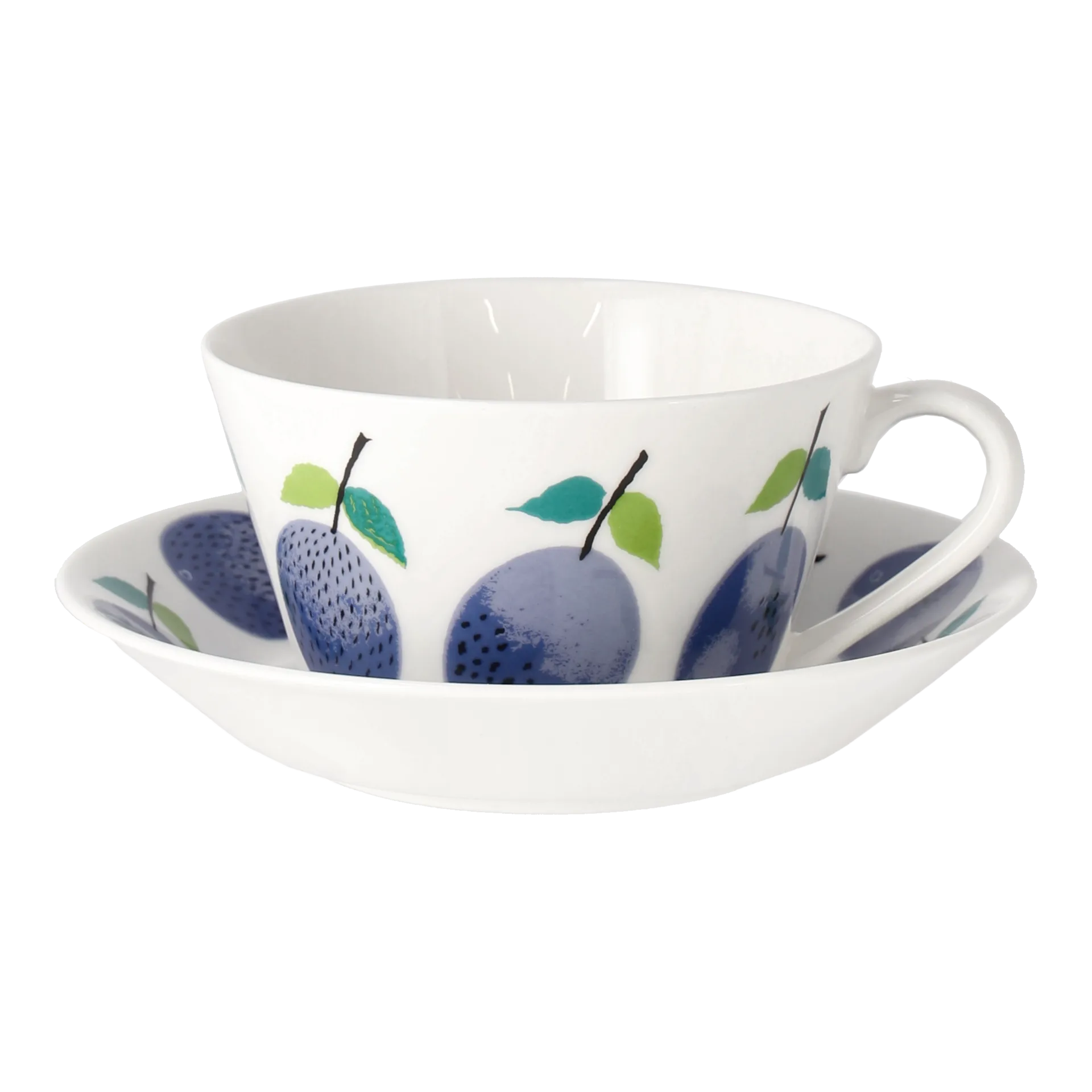 Prunus tekopp med fat Ø15,3 cm, 25 cl Gustavsbergs Porslinsfabrik