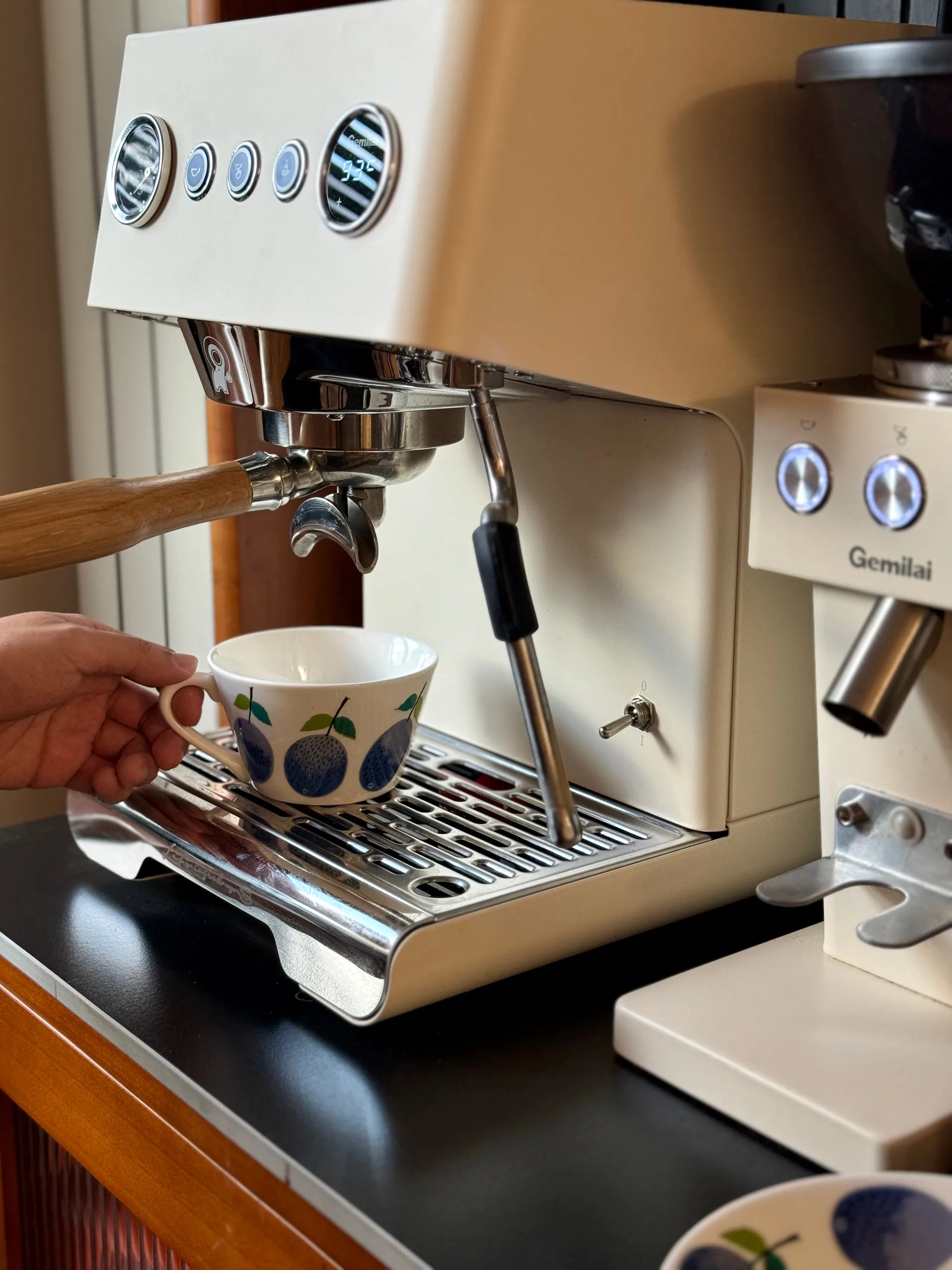 Prunus tekopp med fat Ø15,3 cm, 25 cl Gustavsbergs Porslinsfabrik