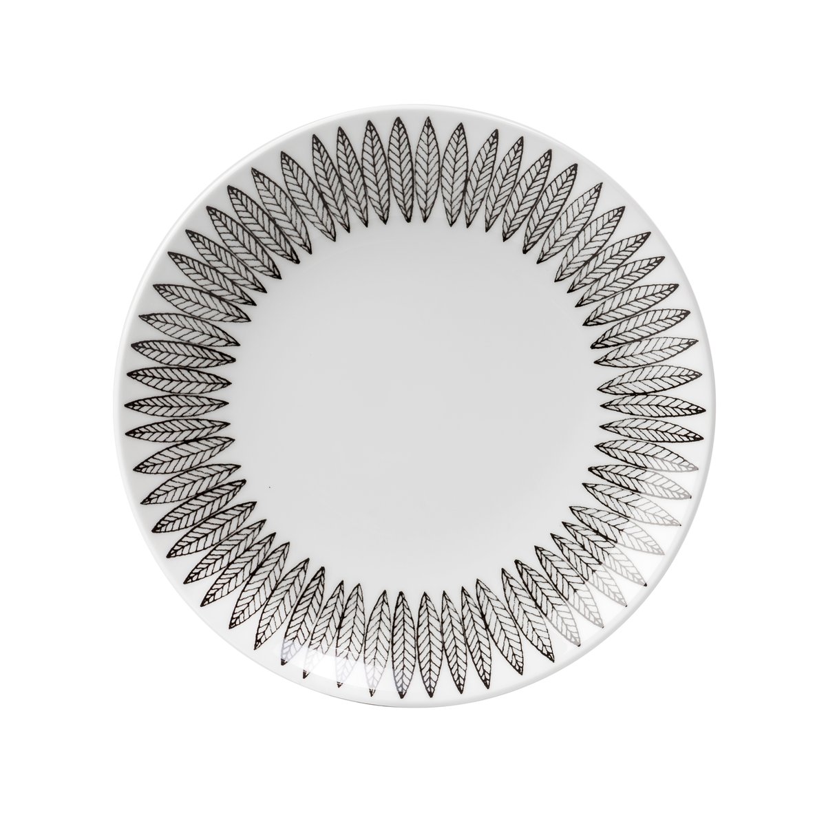Gustavsbergs Porslinsfabrik Svart Salix tallerken Ø 18 cm