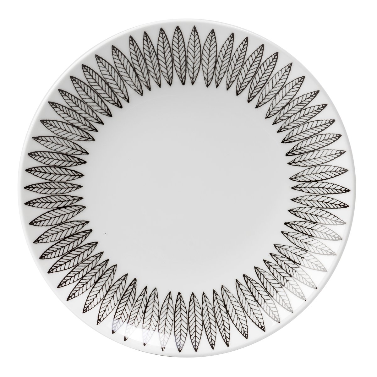 Gustavsbergs Porslinsfabrik Svart Salix tallerken Ø 28 cm