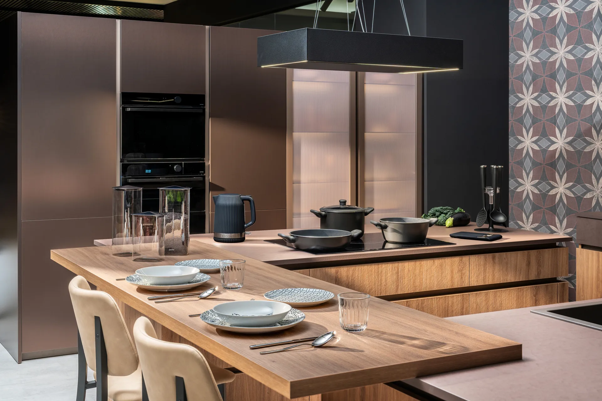 Sous chef elektrisk vannkoker, Navy blue Guzzini