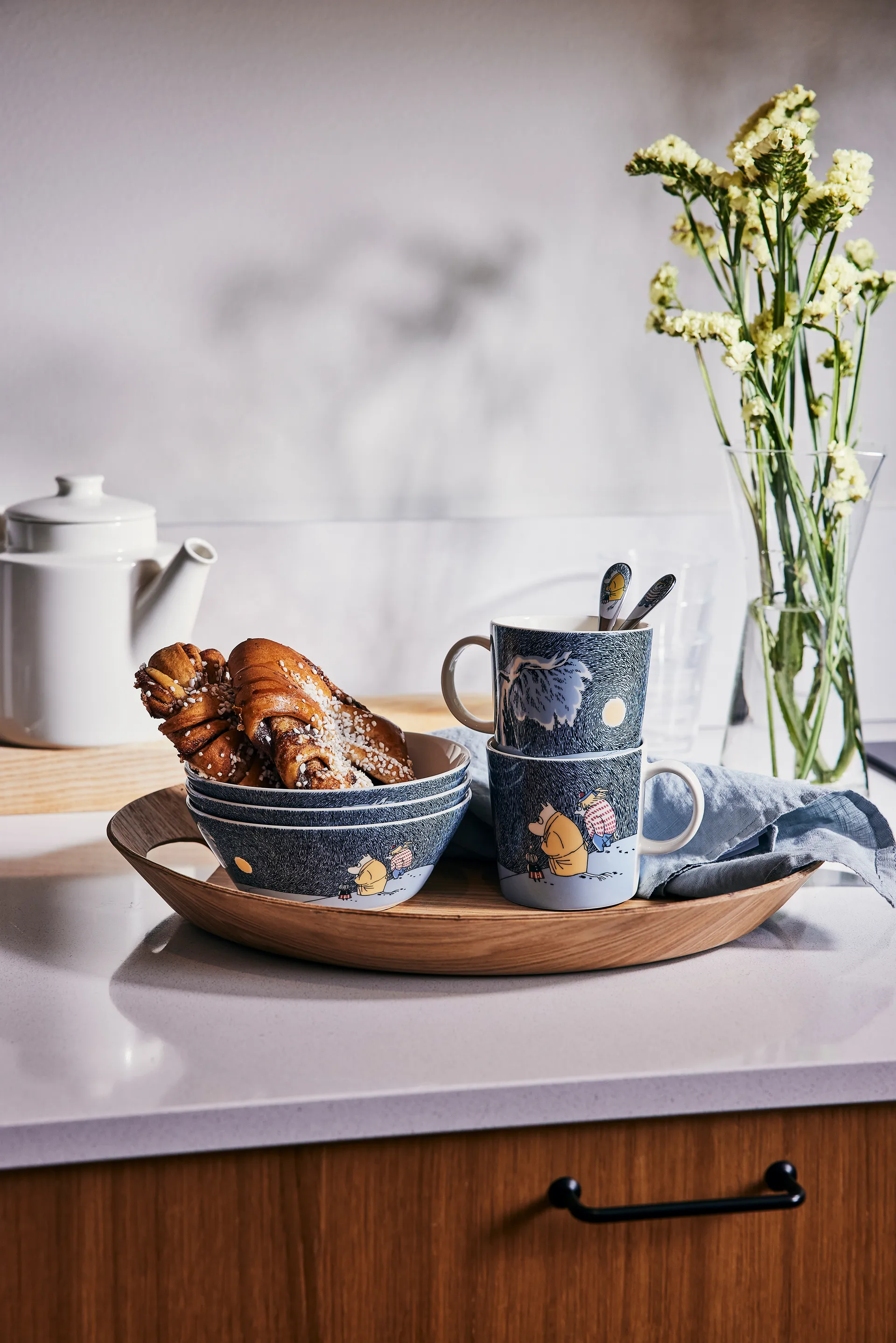 Moomintroll & Little My Mummi skje 2021, 13 cm Hackman