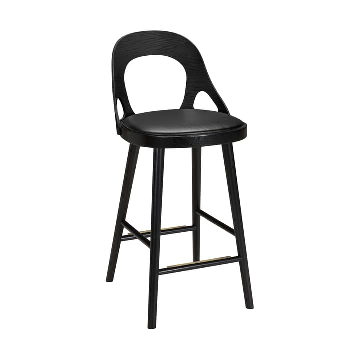 Colibri barstol 63 cm - Eik svart beis-svart pute - Hans K